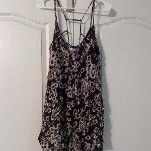 Black and White Floral Sundress